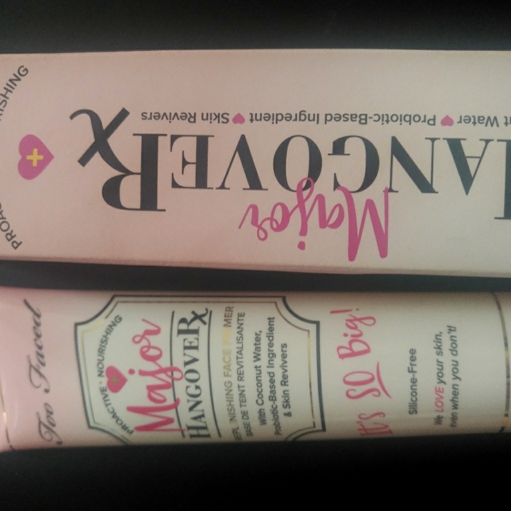 Too faced Major HangoveR x super sized replenishin